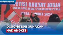 Elemen Masyarakat di Yogyakarta Demo Dorong DPR Gunakan Hak Angket