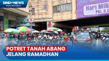 Satu Minggu Jelang Ramadhan, Pasar Tanah Abang Ramai Pengunjung