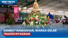 Warga Gelar Tradisi Nyadran dengan Berebut Gunungan Hasil Bumi Untuk Sambut Ramadhan di Yogya