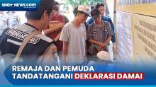 Remaja dan Pemuda di Jakarta Timur Tandatangani Deklarasi Damai