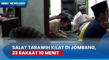 Salat Tarawih di Jombang Selesaikan 23 Rakaat dalam 10 Menit