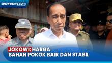 Jokowi Tinjau Pasar Sebukit Rama Pantau Harga Bahan Pangan di Kalbar