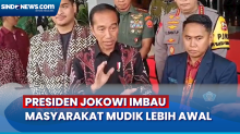 Pemudik Diprediksi Naik 56 Persen, Jokowi Imbau Masyarakat Mudik Lebih Awal
