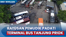 H-5 Lebaran, Ratusan Pemudik Penuhi Terminal Bus Tanjung Priok