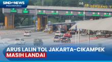H-3 Lebaran, Arus Kendaraan Pemudik di Tol Jakarta-Cikampek Landai Sore Ini