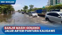 H-2 Lebaran, Banjir Masih Genangi Jalur Arteri Pantura Kaligawe Demak-Semarang