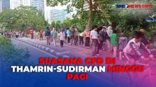 Suasana CFD Minggu Pagi di Thamrin-Sudirman Jelang Putusan Sengketa Pilpres