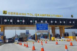 Volume Kendaraan di Gerbang Tol Cikampek Utama Turun 81% dari Lebaran 2019