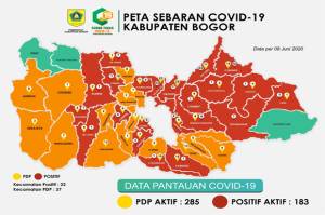 Pasien Covid-19 di Kabupaten Bogor Bertambah, Klaster Pasar Cileungsi Menjadi 26 Orang