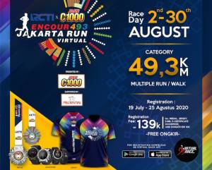 RCTI Gelar Virtual Race Bertajuk Encour493 Jakarta Run