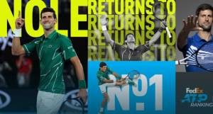 Nadal dan Federer Absen, Djokovic Sendirian Lawan Serbuan Darah Muda