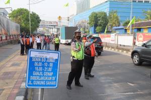 186 Kendaraan Melanggar Aturan Ganjil Genap di Jakarta Utara