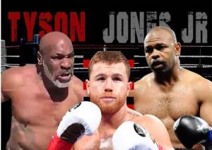 Coba Milih Mana: Nonton Duel Mike Tyson vs Roy Jones Atau Canelo