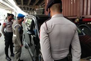 25 Warga Terjaring Operasi Gabungan Tibmask di Jalan Martadinata Pademangan