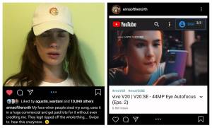 Ups, Video Vivo V20 Maudy Ayunda Ketahuan Gunakan Lagu Dream Girl Tanpa Izin