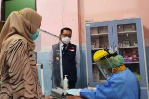 Tinjau Simulasi Vaksin di Depok, Ridwan Kamil: 1 Warga Butuh Waktu 45 Menit