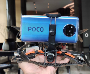 Digendong FPV Drone, Poco X3 NFC Jatuh dari Ketinggian 20 Meter, Hasilnya?