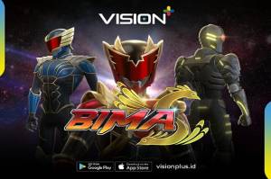 Serial Animasi 3D Superhero Pertama  Indonesia Bima S Tayang Tanpa Jeda Iklan di Vision+