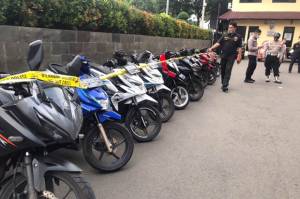 Polrestro Jakarta Barat Gagalkan Penjualan Motor Curian, Sita Sepuluh Motor