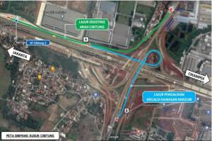 Ada Pengerjaan Jalan di Tol Jakarta Cikampek, Lalu Lintas Keluar Cibitung Arah Jakarta Ditutup Sementara