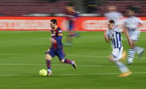 Rekor Unik Messi Warnai Kemenangan Barcelona atas Real Sociedad