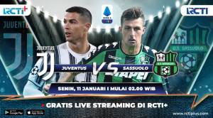 Juventus vs Sassuolo Ditayangkan RCTI Plus, Pirlo Enggan Kemenangan atas Milan Jadi Percuma