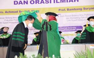 2 Dosen Fakultas Psikologi UIN Jakarta Dikukuhkan sebagai Guru Besar