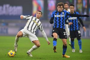 Ronaldo Mandul, Juventus Tersungkur di Markas Inter Milan