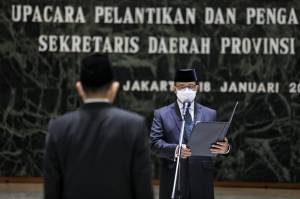 Anies Lantik Marullah Matali Jadi Sekda DKI Jakarta, Diminta Langsung Bekerja