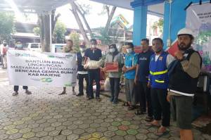 Pegadaian Kantor Wilayah VI Makassar Peduli Korban Gempa Sulbar