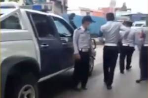 Viral Video Petugas Dishub Setop Truk di Jalan Tanjung Priok