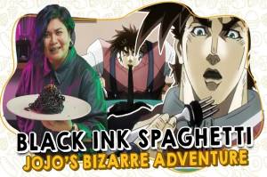 Resep Black Ink Spaghetti dari Anime Jojo’s Bizarre Adventure