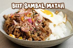 Beef Gyudon Sambal Matah, Resep Mudah dan Istimewa untuk Sahur