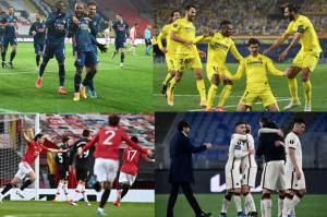 Hasil Liga Europa, Jumat (16/4/2021): Villarreal vs Arsenal, Man United vs AS Roma