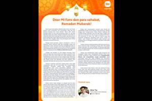 Begini Surat Cinta Alvin Tse untuk Mi Fans saat Menyambut Ramadhan