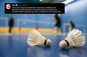Kasus Covid-19 Melonjak, Malaysia Open 2021 Resmi Ditunda