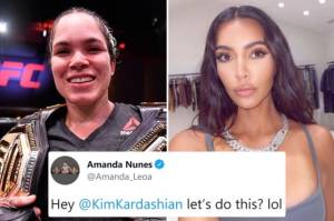 Ngeri, Petarung MMA Amanda Nunes Tantang Kim Kardashian Bertarung