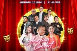 Tayang Perdana Besok! Amazing Concert Comedy Concert GTV, Panggung Komedian Paling Kocak & Musisi Ternama