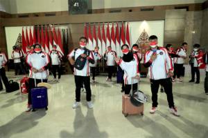 Rombongan Besar Kontingen Indonesia Bertolak ke Olimpiade Tokyo 2020