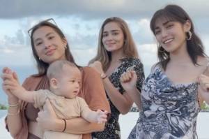 Jedar dan 2 Mama Muda Joget Cantik, Netizen: Charlie Angel versi Indonesia