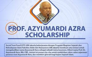 Profesor Azyumardi Azra Scholarship Kembali Ditawarkan, Tertarik?