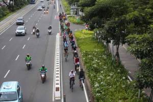 Bersepeda Masih Dilarang di Ruas Jalan Jenderal Sudirman-MH Thamrin