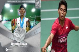 Dheva dan Suryo Tambah Perbendaharaan Medali Indonesia di Paralimpiade Tokyo 2020