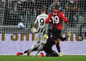 Hasil Liga Italia Babak Pertama Juventus vs AC Milan, Morata Cetak Gol