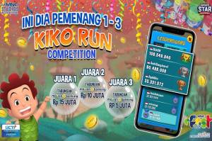 Ini 3 Juara Kiko Run Competition Periode I, Valencia Tanoesoedibjo: Selamat & Terima Kasih Semua Gamer!