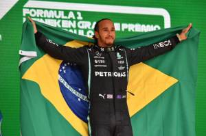 Hasil F1 GP Brasil 2021: Luar Biasa! Start Nomor 10, Hamilton Finis Terdepan