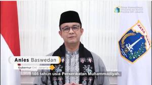 Milad ke-109 Muhammadiyah, Anies Berharap Terus Lahirkan Terobosan Baru