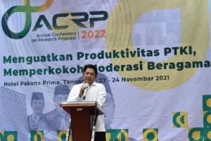 ACRP 2022 Resmi Dibuka, Kemenag Dorong PTKI Berlomba Ekspor Pemikiran