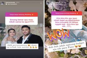 Kepo Kemesraan Ayu Ting Ting dan Ivan Gunawan, Fans Serbu Instagram WO Lukman Karim