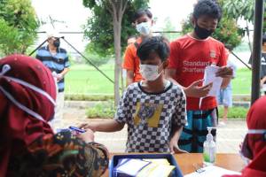 95% Pelajar di Jakarta Barat Sudah Divaksin Dosis Satu